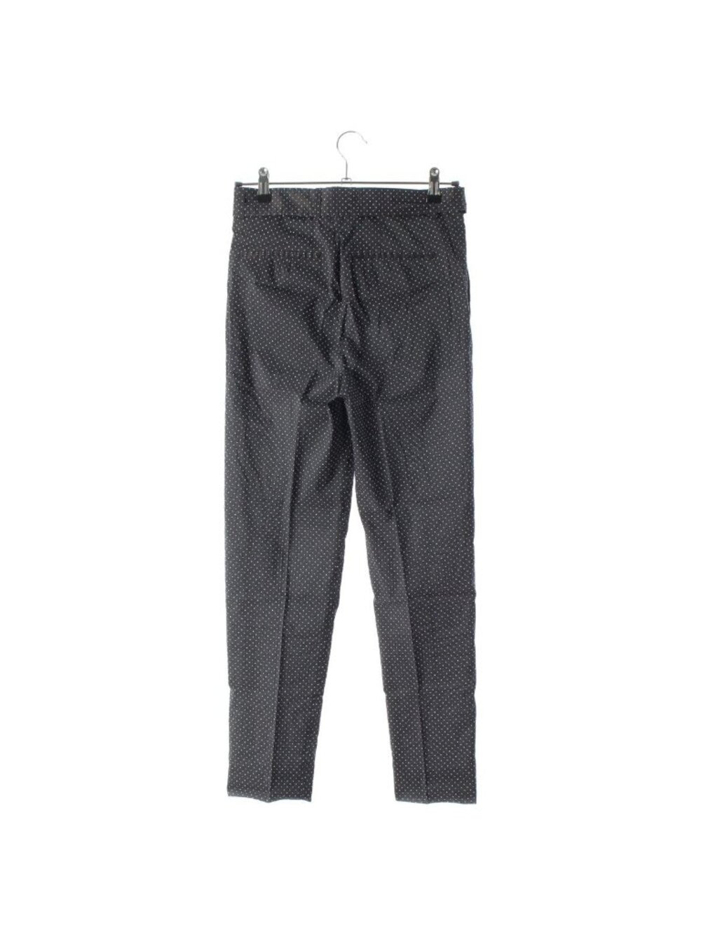 Celine Phoebe Philo Era Dot Pattern Transparent Pleated Pants with Belt 2 Black - Picture 2 of 10